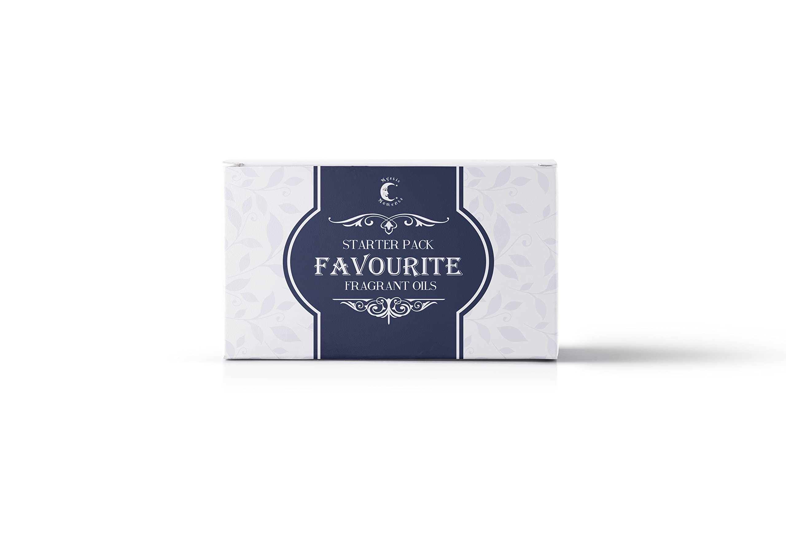 Mystic Moments | 5 x 10ml Favourite Fragrant Oil Set - Chocolate, Coconut, Rose Garden, Sandalwood, Vanilla
