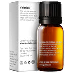 Gya Labs Valerian Essential Oil for Diffuser - 0.17 Fl Oz - 100% Pure Natural Valerian Oil for Skin, Aromatherapy & Candle Makin