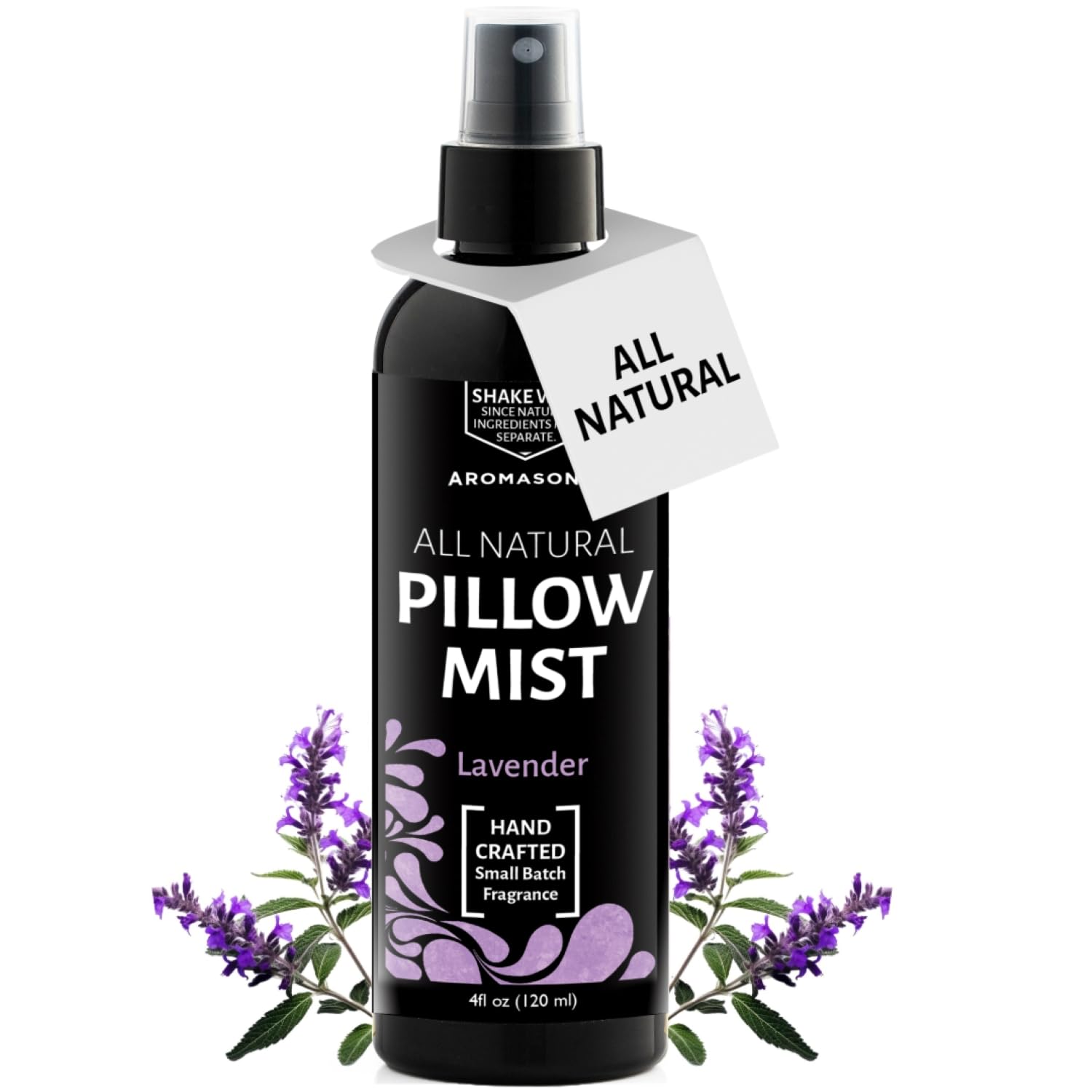 Aromasong Lavender Pillow Spray - All Natural Calming Linen & Bedtime Mist for Deep Sleep - Aromatherapy Botanical Essential Oil