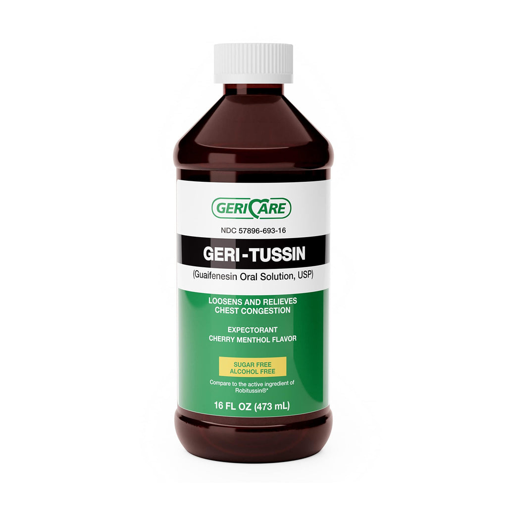 McKesson Geri-Care Cold and Cough Relief 100 mg / 5 mL Strength Liquid, 5676 Ct