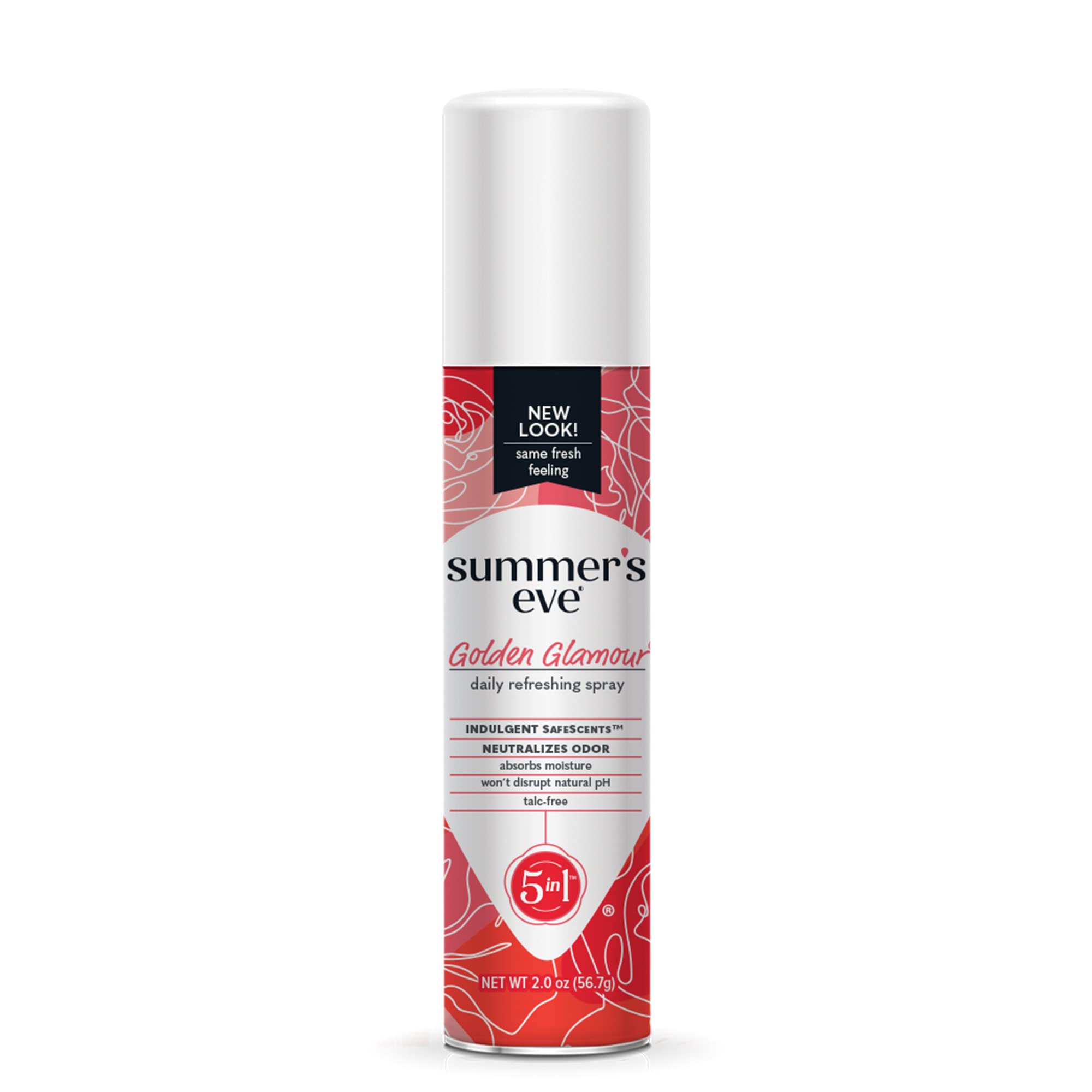 Summer's Eve Golden Glamour Daily Refreshing Feminine Spray, 2 oz