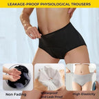 IDCWZL Leakproof Panties for Women Over 60 Leak Proof Ladies Underwear with Incontinence Comfortable(4pc-e,4X-Large)
