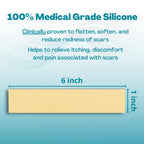 NewGel+ Advanced Silicone Scar Treatment Sheeting for OLD and NEW Scars, for Surgery, Injury, Keloids, C-Section, Burns, and Acn