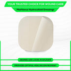MedVance TM Hydrocolloid - Hydrocolloid Adhesive Thin Dressing, 4x4, Box of 5 dressings