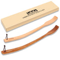 LotoLe Wooden Back Scratcher, Ergonomic Oversized Curved Long Handle Wood Back Scratcher for Men Women Adults - 16.5   , 2 Color