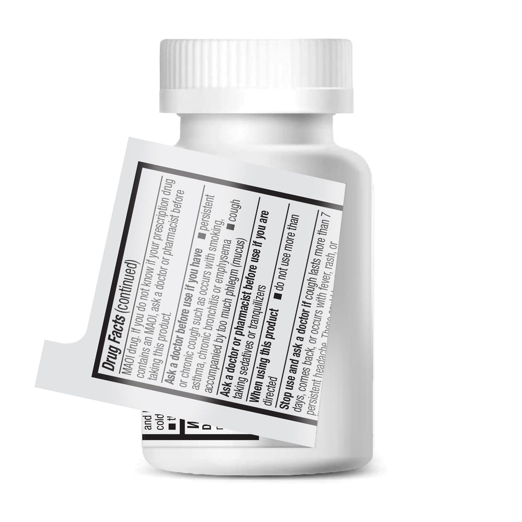 HealthA2Z Mucus Relief DM | Dextromethorphan HBr 20mg | Guaifenesin 400mg | No Benzene | Cough, Immediate Release, Uncoated (50