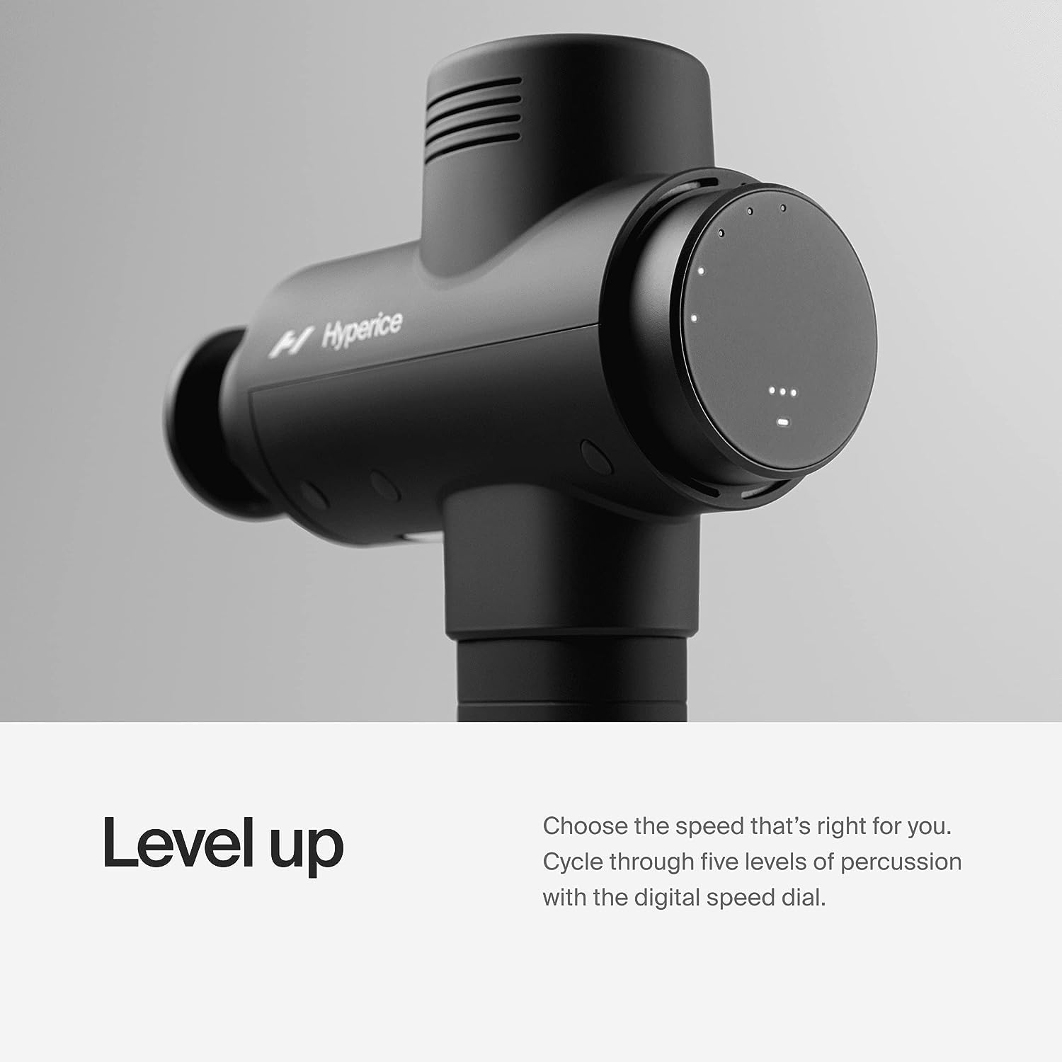 Hyperice Hypervolt 2 Pro and Heated Head - Featuring Quiet Glide Technology - Handheld Percussion Massage Gun | 5 Speeds, 5 Inte