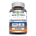 Amazing Formulas Magnesium Oxide 500mg 90 Capsules Supplement | Non-GMO | Gluten Free | Made in USA