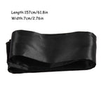 2Pcs Satin Eye Mask Sleep Mask, 157cm/62inch Adjustable Satin Blindfold Soft Satin Eye Covers Valentine's Day Gifts for Women fo