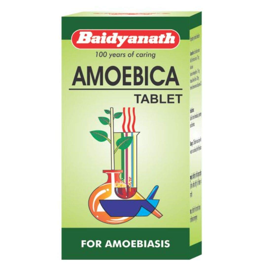 Baidyanath Amoebica I Ayurvedic Diarrhea Medicine I 740 G Pack Of 1100 Tab