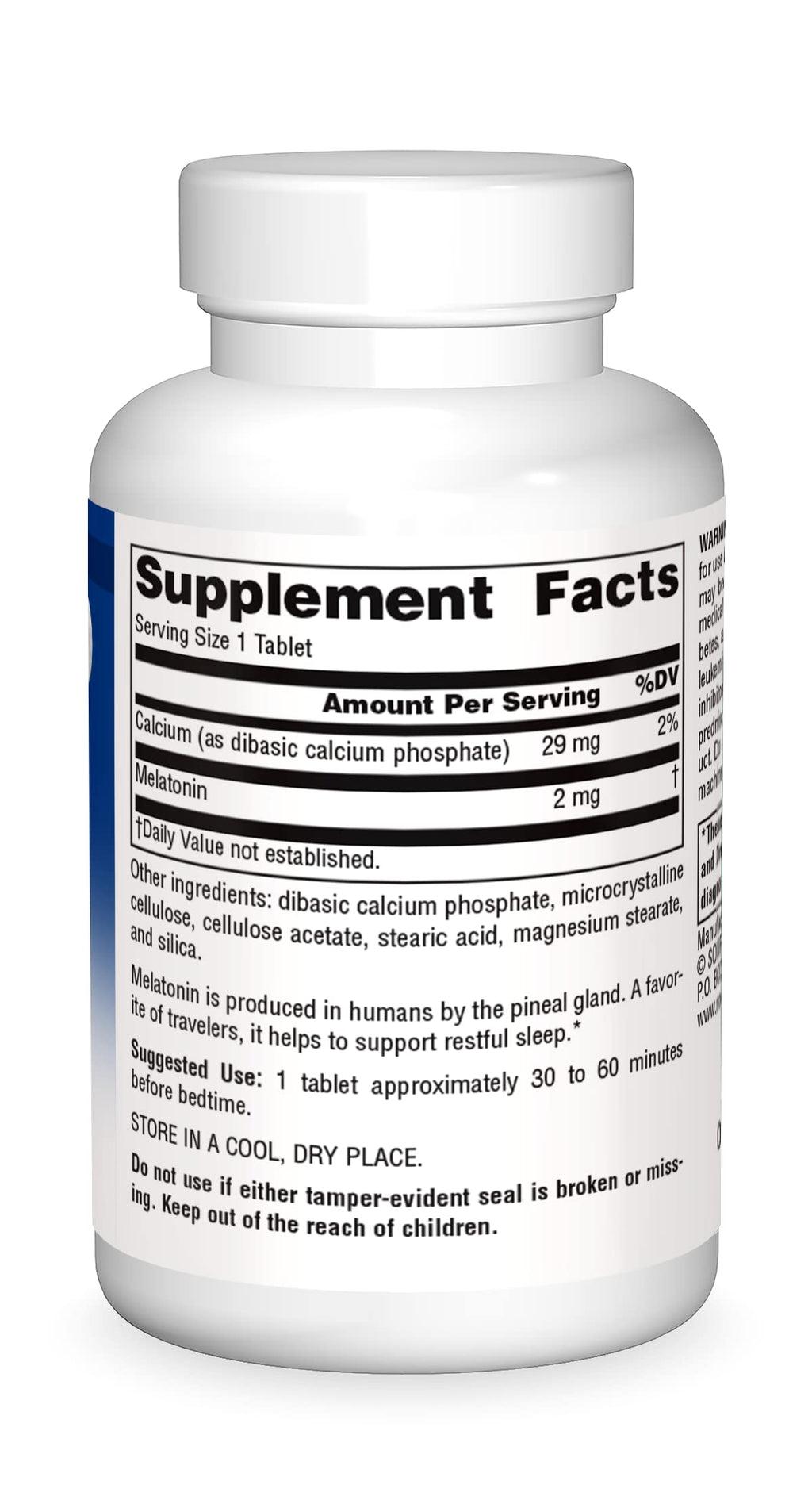 Source Naturals Time Released Melatonin 2 mg - 120 Time Release Tablets