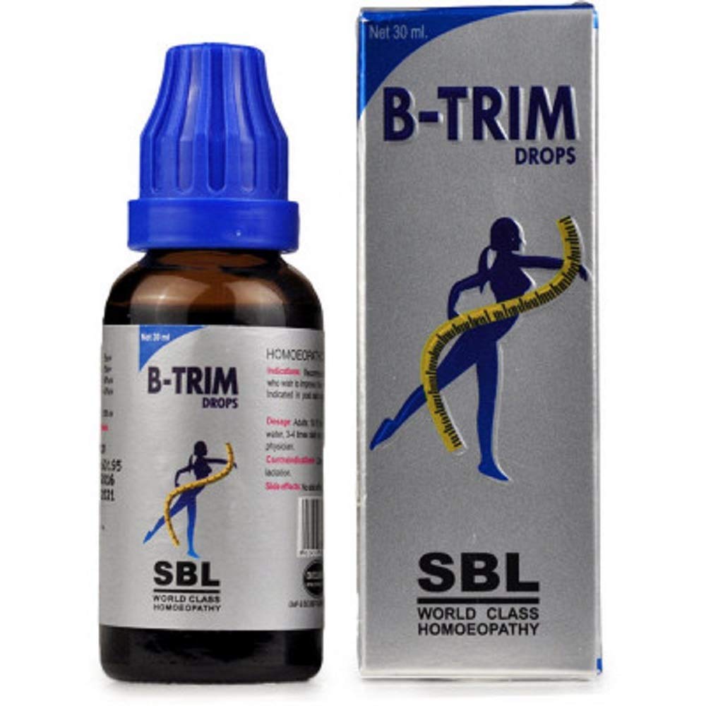 Sbl World Class Homoeopathy BTrim Drops | Improvement In Metabolism | 30Ml | Pack Of 2 |