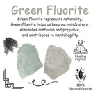 NUKAYAI 2Pcs Green Fluorite 1.8-2.2 Large Raw Crystals Natural Stones Rough Healing Crystals Green Fluorite for Tumbling Rocks R