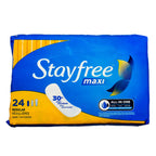 Stayfree Regular Maxi Pad 24ct - Pack of 12