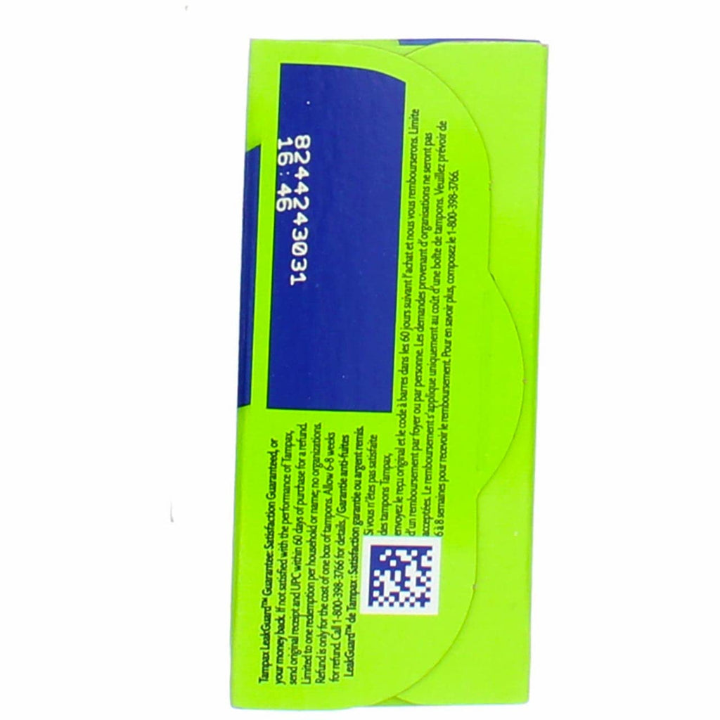 Tampax Cardboard Applicator Tampons, Super, 10/Box