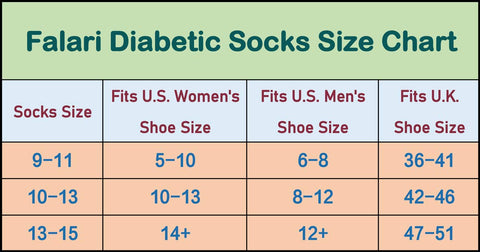 Falari Physicians Approved Diabetic Socks Crew Unisex 3, 6 or 12-Pack (13-15, 3 Pairs Grey)