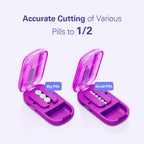 Anycoo Pill Cutter, Pill Splitter for Multiple Pills, Pill Cutter Splitter for Small and Tiny Pills, Adjustable Pill Cutters for