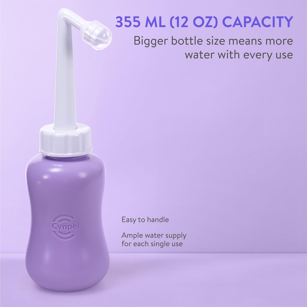 Cynpel Peri Bottle - Portable Travel Bidet for Men or Women - FSA HSA Eligible - Labour and Maternity Hospital Bag Essentials -