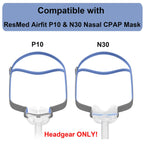 Tegneo Latest Version Headgear Compatible with Airfit P10/ N30, Adjustable Replacement Headgear for AirFit N30, Quick-fit Design