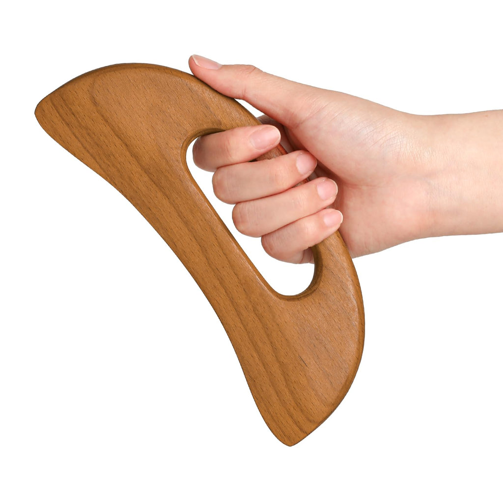 Wooden Cellulite Massager, Body Guasha Tool Lymphatic Drainage Massager Muscle Scraper Back Massage Tool Relieve Muscle Fatigue,