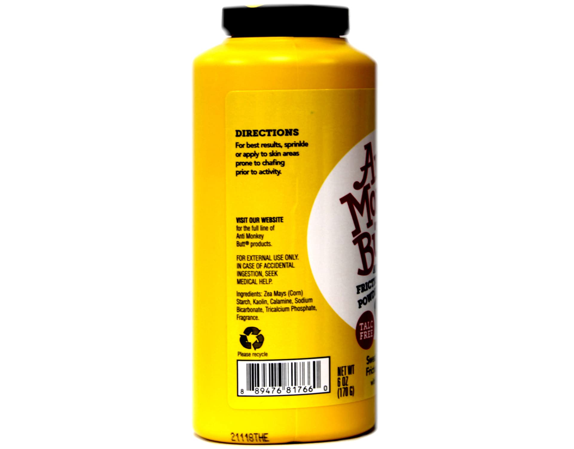 Anti Monkey Butt Powder with Calamine - 6 oz.