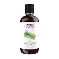 NOW Essential Oils, Lemongrass Oil, Uplifting Aromatherapy Scent, Steam Distilled, 100% Pure, Vegan, Child Resistant Cap, 4-Ounc