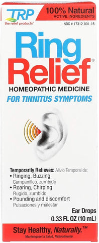 Ring Relief Homeopathic Ear Drops - 0.33 OZ, Pack of 3