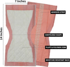Vakly Extra Large Super-Absorbent Contoured Hospital Style Pad Liners [Pack of 20] 7 Wide X 14 Long - Maternity Pads for Heavier