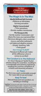Nasopure Nasal Wash, Sampler Kit, The Nicer Neti Pot    Sinus Wash Kit, Comfortable Nasal Rinse 8 Oz Bottle & 4 Salt Packets (3.