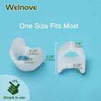 Welnove Gel Toe Separator, Pinky Toe Spacers, Little Toe Cushions for Preventing Rubbing & Relieve Pressure (Pack of 12)