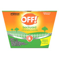 Off! Backyard Citronella Candle Large Outdoor Tabletop Candle Burns Up To 40 Hours 18 Ounce (Pack Of 1)