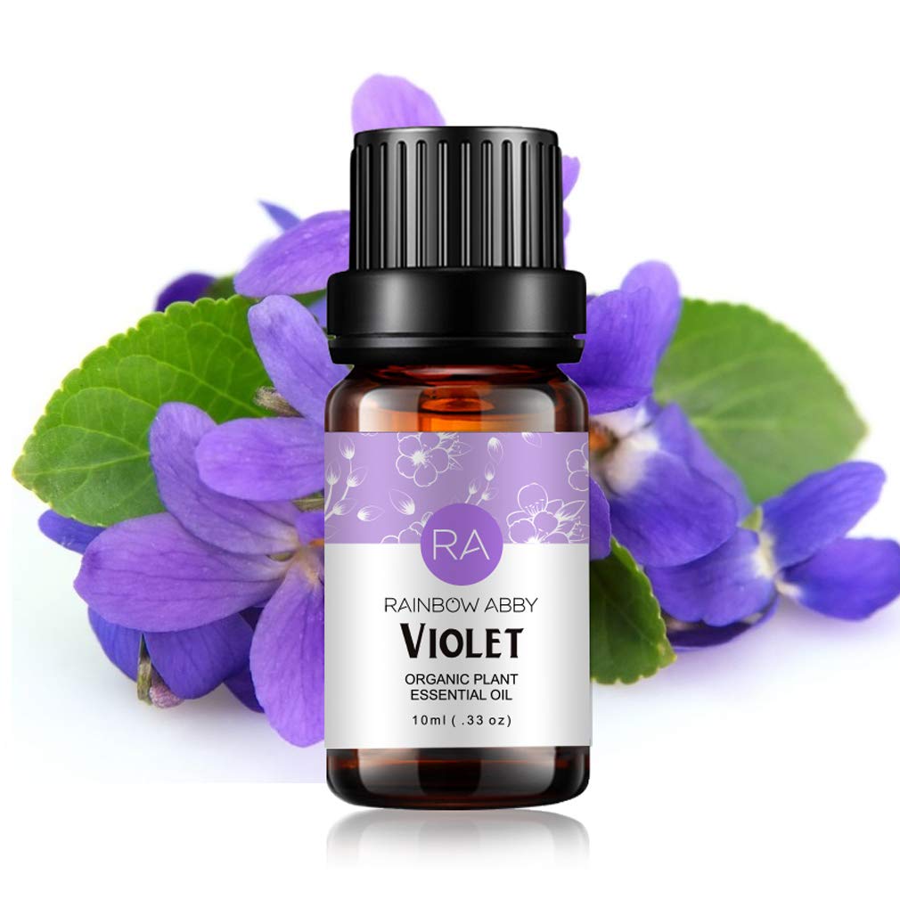 Violet Essential Oil 100% Pure Oganic Plant Natrual Flower Essential Oil for Diffuser Message Skin Care Sleep - 10ML