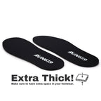 Wide Run 619 Shoe Insoles - Zero Drop Profile, Traditional Shape, Foot Forming, Wide Width - Thick, Firm, Flat Shoe Inserts - Me