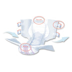 Seni Super Quatro Adult Incontinence Brief Regular Heavy Absorbency Breathable/Overnight, S-RE10-BQ1, Severe, 10 Ct