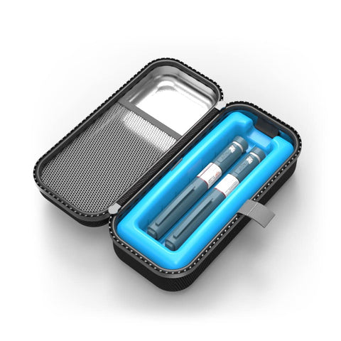 SHBC Insulin Pen Carrying Case Portable Medical Cooler Bag for Diabetes with Protective Ice Brick - Convenient to Changing Needl