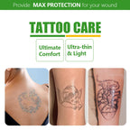 Transparent Film Dressing 4 x 4.75, 50 Packs, Waterproof Wound Cover Bandage, Post Surgical Shower or Tattoo Aftercare Banda