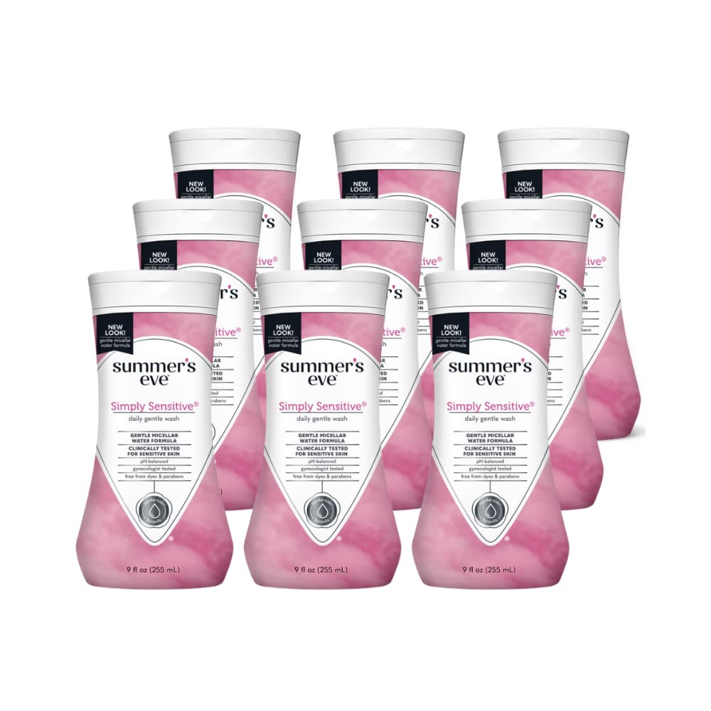 Summer s Eve Cleansing Wash Sensitive Skin 9 Fl Oz (Pack of 9)