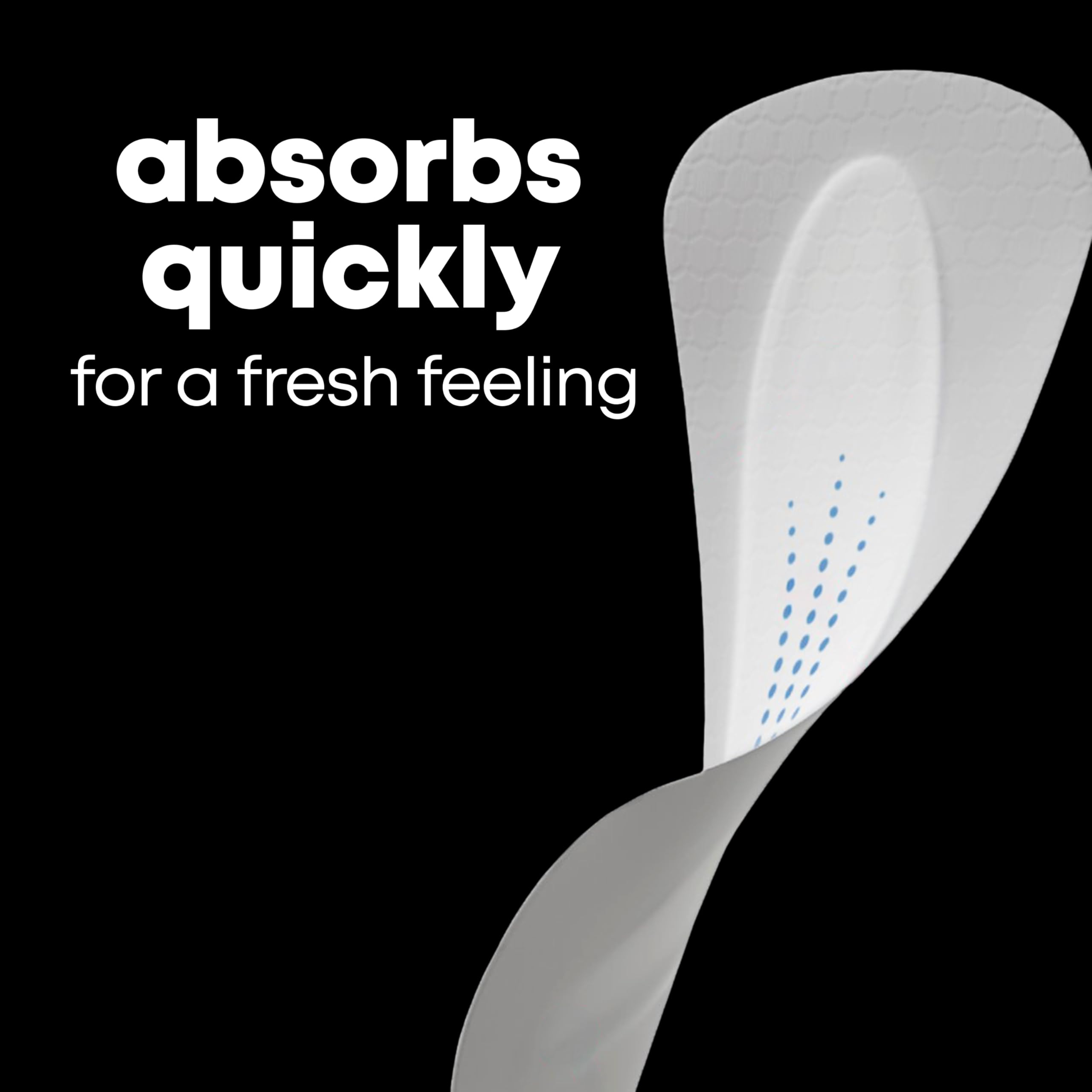 U by Kotex Balance Daily Panty Liners, Wrapped, Light Absorbency, Regular Length, 50 Count (Packaging May Vary)