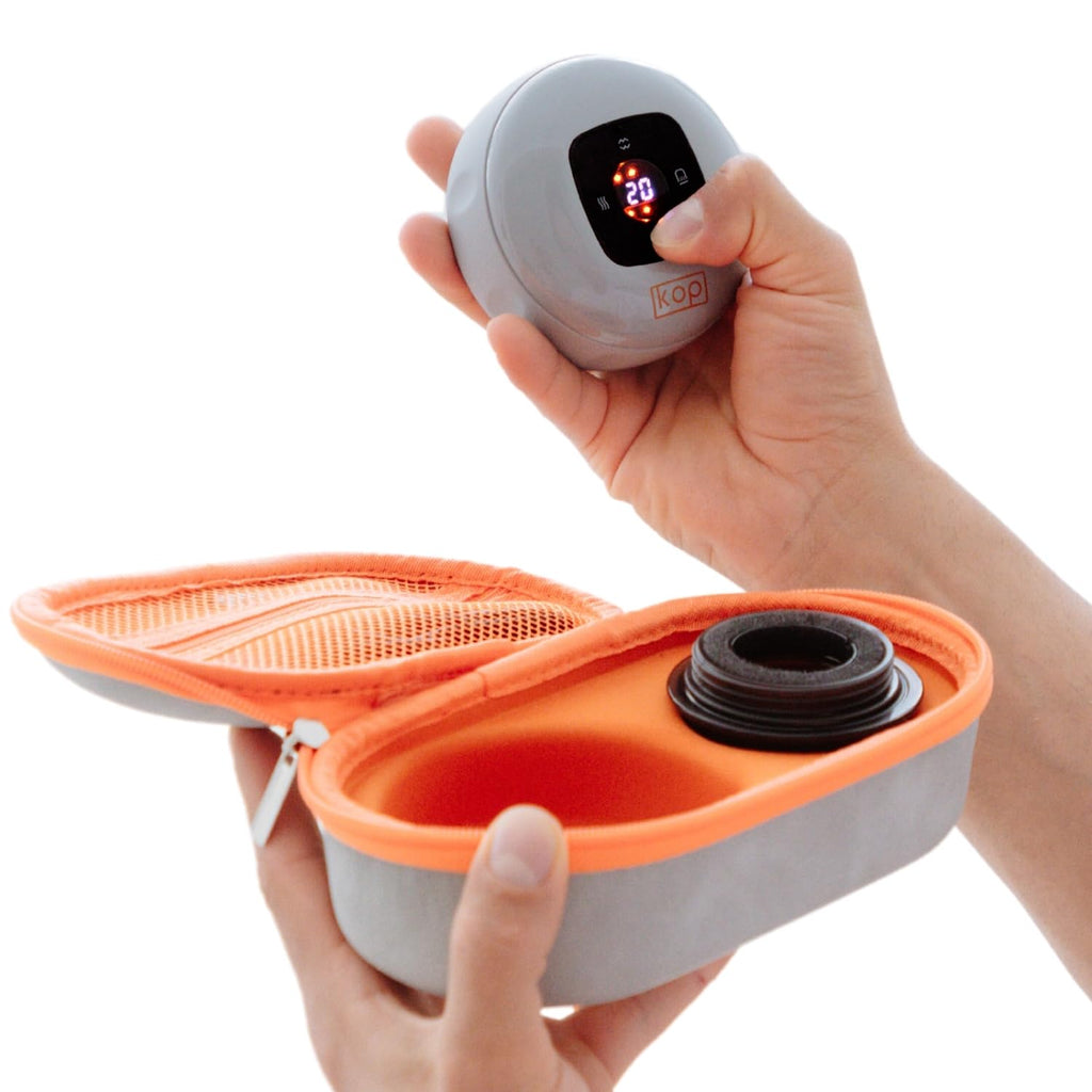 Deham Care - KOP Electric Smart Cupping Kit for Massage Therapy with Travel Case - Home Electric Cupping Set with Heat, Massage,