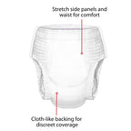 Curity Youth Pants, Unisex-Youth, 14 Count, Heavy Absorbency, Pull-On, Cloth-Like Topsheet, Disposable, Size Large, 51-70 lbs