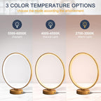 Doraubia 2 in 1 Light Therapy & Desk Lamp - 10000 Lux Sun Lamp with Dual Controls, 4 Timer, Dimmable, 3 Color Temperatures