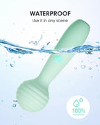 Pinkmini Portable Electric Travel Massager, Powerful Handheld Mini Muscle Face Massage Tool, Green