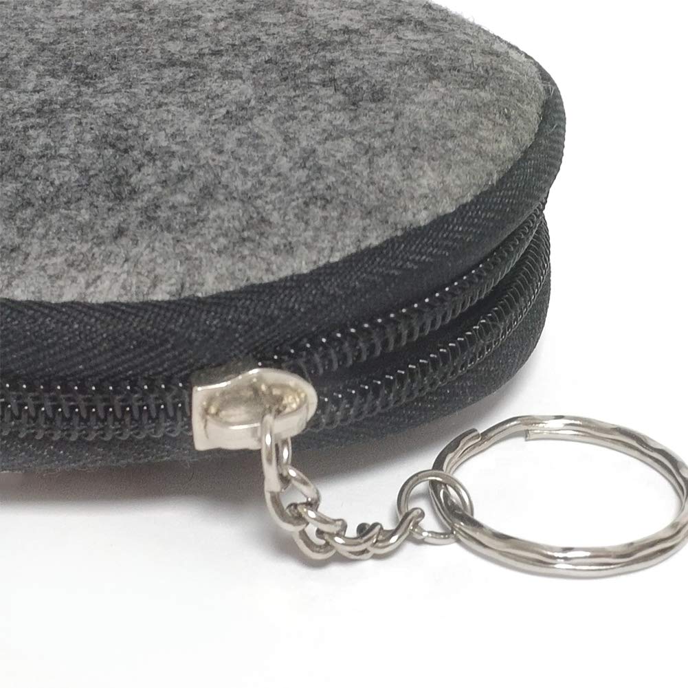 Portable Pill Box Storage Bag Used to Protect The Pill Case Prevent Breakage and Pill Scattering Caused by Falling (Dark Grey Ba