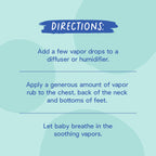 Oilogic Stuffy Nose & Cough Baby Essentials - Baby Humidifier Vapor Drops for Diffuser & Humidifier & Chest Vapor Rub - Gentle E