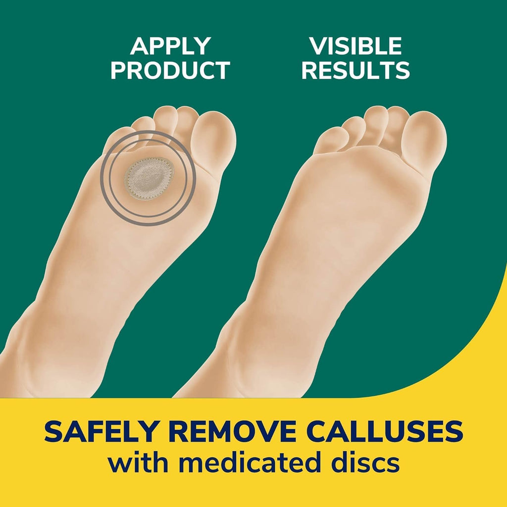 Dr. Scholl's Extra Thick Callus Removers 4 Cushions ea.(Packs of 2)