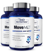 1MD Nutrition MoveMD - Joint Health Supplement - Doctor Formulated | with Collagen, Astaxanthin, and More | (3-Pack)