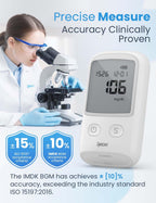 IMDK Blood Glucose Monitor Kit, ???????????????????? ???????????????? Blood Sugar Test Kit with 100 Glucometer Strips, 100 Lance