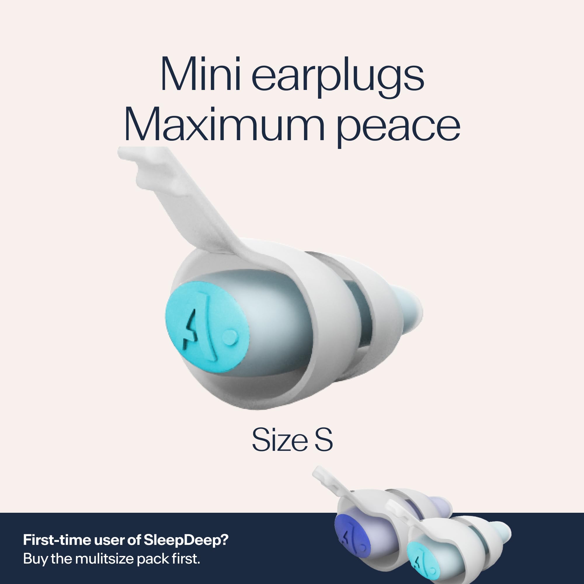 Alpine SleepDeep Mini - Soft Ear Plugs for Sleeping and Concentration - New 3D Oval Shape and Noise Reducing Gel for Better Atte