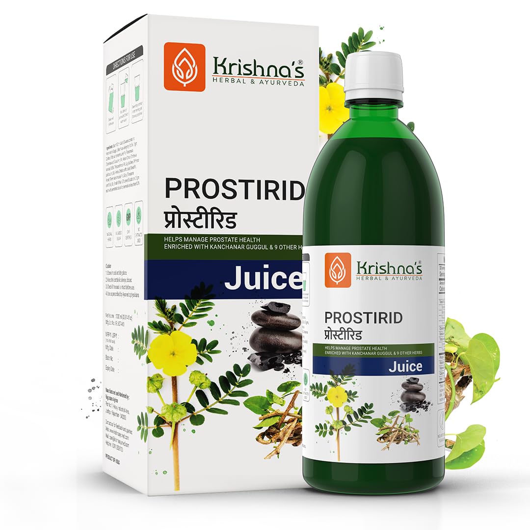 KrishnaS Herbal & Ayurveda Prostirid Juice, Enriched With 9 Other Herbs, No Artificial Colors Or Flavors, 1000 Ml  (Pack Of 1)