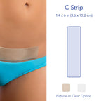 Biodermis Epi-Derm C-Strips, Silicone Gel Sheeting for Scars, Ideal for C-Section, Tummy Tuck, Hysterectomy & Cardiac Surgery Sc